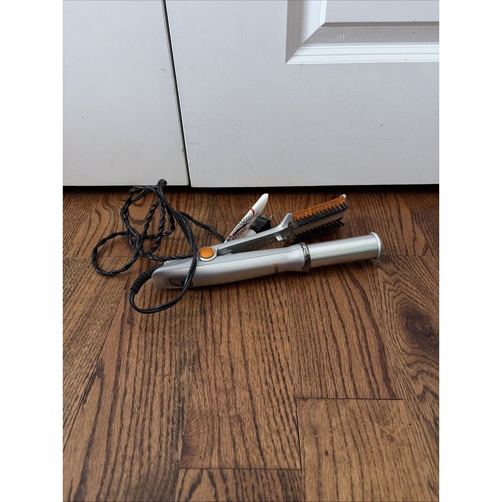 Instyler Rotating Hot Iron Hair Straightener 1.25" SILVER IS2.1-1001 WORKS
